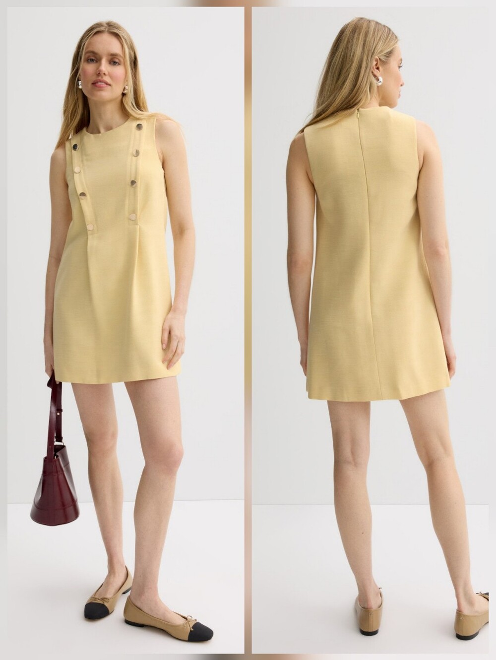 Claudie Pierlot Roro Dress Crew Neck Sleeveless Size 4/S